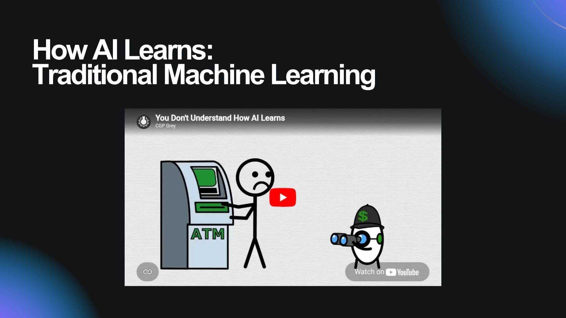 Traditional Machine Learning